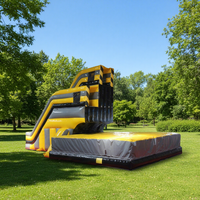 WINSUN tour de saut gonflable Offre Spéciale pour cascades sportives plate-forme gonflable à 2 niveaux avec airbag