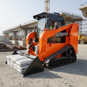 HAIJU Tracked Skid Steer <strong>Loader</strong> TS65 Capacity 1000kg with Xinchai 55KW Track <strong>Model</strong> 300X52.5 Closed Cabin Attachment Cheap Price - Product Image 2