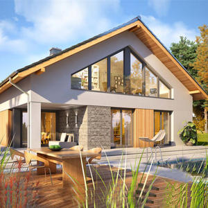 Kits de Casa de estructura de marco de Venta caliente de soporte australiano Villa Prefabricada de acero Venta caliente Casa de Villa prefabricada moderna y de lujo - Product Image 2