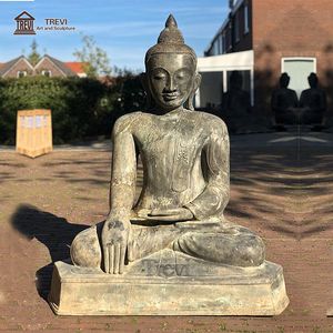 בית תפאורה מתנות עבודות יד גדול ייחודי בעבודת יד תאילנדי בודהה פיסול - Product Image 4