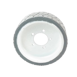 Ruota HNARL <span class=keywords><strong>JLG</strong></span> <span class=keywords><strong>4860182</strong></span> 12.5 X 4.25 Non-marking Grigia per Piattaforma a Forbice <span class=keywords><strong>JLG</strong></span> 1532E2 1932E2 - Product Image 5