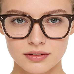 إطار نظارات TR مريح باللون الأسود الشفاف، إطار نظارات عصري للرجال والنساء، جديد بالجملة - Product Image 5