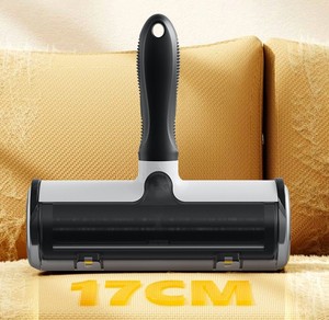 Cepillo de rodillo para mascotas reutilizable de autolimpieza de material ABS sólido, mayorista, removedor de pelo para perros y gatos, cepillo de rodillo para pelusas - Product Image 4