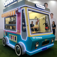 Düşük Fiyatlı Elektrikli Sokak Mini Mobil Hotdog Dondurma Fast Food Arabası Treyler Tekerlekleri Özelleştirilebilir Küçük Yiyecek Kamyonu Satılık Lüks