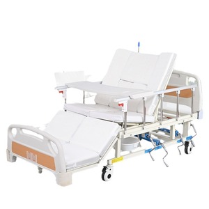 Cama de Hospital Multifuncional Junfu, Ajustable Manualmente, de Acero Inoxidable, para Ancianos y Pacientes - Product Image 1