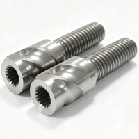 Éléments de vis à haute résistance à l'usure et à la corrosion pour pièces de rechange d'extrudeuse double parallèle