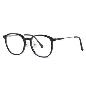 Nuevas gafas con montura redonda TR90 anti luz azul para mujer, lentes ovaladas pequeñas de PC con protección contra la luz azul. - Product Image 3