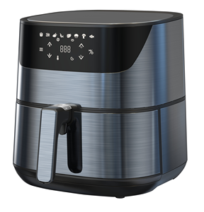 Friggitrice ad Aria Elettrica Moderna da 8L con Cestello in Acciaio Inox, Schermo Digitale Touch, <span class=keywords><strong>XL</strong></span> con Rivestimento Antiaderente in PTFE, per Uso Domestico e in Auto - Product Image 5