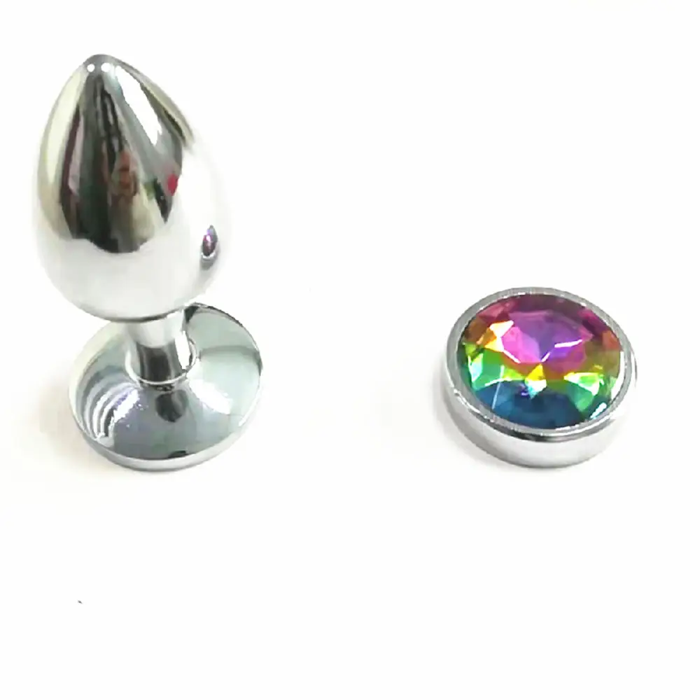 new factory price large size metal anal plug with magnet sex toy butt plug sexual anal product for men and women masturbation