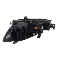 Faro Delantero LED/Halógeno de Alta Calidad, 12V, 3000K, 1200-1800lm, para Mitsubishi Lancer 2004-2007 ES LS (OE MR43766) 100W