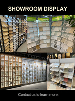 Panneaux muraux décoratifs en résine pour plafond de salon intérieur moderne, design effet glace craquelée, panneaux en plastique durables pour chambre d'hôtel