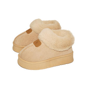 Wholesale New Products PVC Sole Ladies <b>slippers</b> Faux Suede Upper Furry <b>slippers</b> With Wholesale Direct Sales - Product Image 5