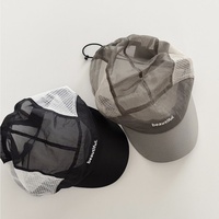 Gorra de Béisbol de Malla Transpirable para Verano, Ligera, de Secado Rápido, para Gimnasio, Entrenamiento, Ligera, Transpirable, de Dos Tonos, para Correr