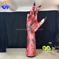 Modèle gonflable personnalisé de palmier pour Halloween, thème horreur, accessoires de décoration publicitaire pour événements avec souffleur, en tissu Oxford