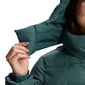 Custom quilted puffer jacket Women's padded <b>winter</b> jacket <b>Thick</b> puffer jacket with fur hood Plus size <b>winter</b> <b>coat</b> - Product Image 5