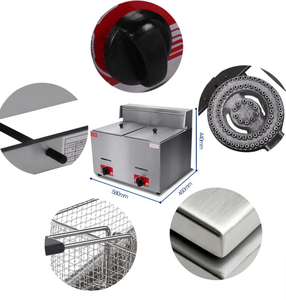 Fabricant professionnel de friteuses à gaz à double cuve, <span class=keywords><strong>friteuse</strong></span> à beignets au diesel et au <span class=keywords><strong>propane</strong></span> de 12 litres à <span class=keywords><strong>vendre</strong></span> - Product Image 3
