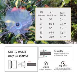 Boquilla atomizadora de plástico de conexión rápida para riego por goteo de jardín y flores - Product Image 2