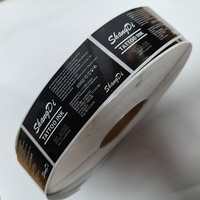 Autocollants personnalisés en papier enduit écologique pour l'identification des flacons de tatouage, d'encre et de cosmétiques