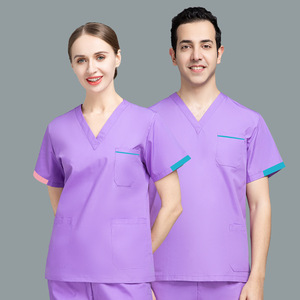 Tela de Sarga de Algodón y Poliéster Personalizable 42009 con Logotipo Personalizado para Uniformes de Enfermería y Uso Hospitalario - Product Image 6