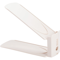 OWNSWING Organisateur de fentes pour chaussures en plastique empileur de chaussures réglable à 3 niveaux porte-chaussures peu encombrants pour la maison