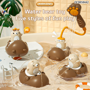 Animaux de dessin animé vaporisateur <span class=keywords><strong>bain</strong></span> d'eau jouet baignoire jouet avec pommeau de douche électrique - Product Image 2