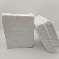 Serviettes de table jetables 2 plis, 4 plis, style sac, en pure pâte vierge, pour restaurants