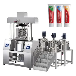 Toothpaste Making Machine Vacuum Emulsifier/Toothpaste Production Line Toothpaste Equipment Emulsion High Shear Homogenizer