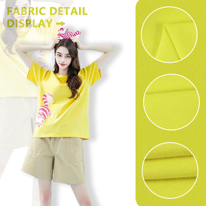 Tissu jersey en coton peigné 40S avec élasthanne, 95% coton 5% élasthanne, bio-lavé, 170 GSM, largeur 175 cm, tricot extensible pour t-shirts et vêtements - Product Image 4