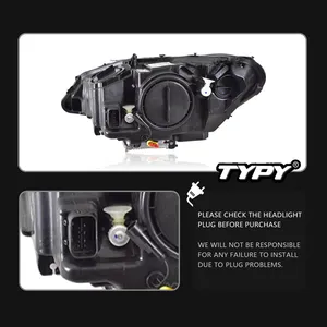 Feux avant TYPY pour BMW Z4 2009-2016, mise à niveau modifiée avec nouveaux feux de jour dynamiques à LED, accessoires auto. - Product Image 5