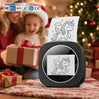 Appareil photo pour enfants, coffret cadeau de Noël, imprimante thermique, papier, appareil photo tout-en-un pour enfants, appareil photo d'impression pour enfants S5, sans BPA, CE