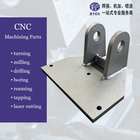 Pièces usinées CNC de précision, fabrication sur mesure de supports en acier Q235, découpe laser, soudage, composants usinés