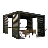 Pabellón de Aleación de Aluminio OEM de China - Cubierta Impermeable con Recubrimiento en Polvo para Protección Solar y contra la Lluvia para Reuniones al Aire Libre UOGEL M2-S