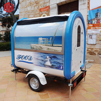 Ijs Truck Gelato Kar Mini Food Trailer Straat Op Maat Gegalvaniseerde Plaat Voedsel Automaat Kar Fruit Verwerkingsfabriek