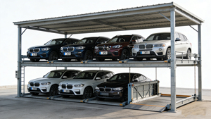 Elevador de Estacionamiento de Dos Pisos Accionado Hidráulicamente, Apilador Automático de Vehículos de Acero para Estacionamiento - Product Image 2