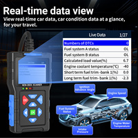 Escáner de Diagnóstico OBD2 2 en 1 T300, Probador de Batería de Coche y Lector de Códigos, Herramientas de Reparación de Automóviles con 1 Año de Garantía