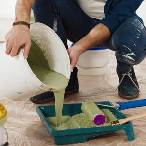 Plastic Drop Cloth 9ft x 12ft 1Mil Thick Waterproof Painting <b>Tarp</b> for Furniture Floor Covering - Product Image 6