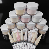 Poudre acrylique couvrante en gros, poudre acrylique rose brillante effet beurre 1oz 2oz 4oz, marque privée OEM pour distributeurs et salons