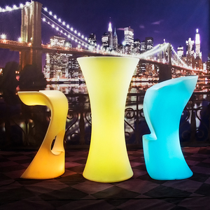 Bộ Bàn Bar <span class=keywords><strong>Led</strong></span> Có Đệm Đèn <span class=keywords><strong>LED</strong></span> Chiếu Sáng Bàn Quầy Bar Bàn Bể Bơi - Product Image 3