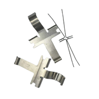 Kit d'accessoires pour plaquettes de frein D436, kit de réparation de plaquettes de frein, clips de plaquettes de frein en acier inoxydable 301 pour OE0 04491-35160