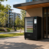 Grand distributeur automatique de boissons et d'aliments frais sains en libre-service 24 heures sur 24 à bas prix pour usage commercial