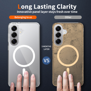 เคสโทรศัพท์แม่เหล็กสำหรับซัมซุง เอส 26 พลัสเคสใสแบบมินิมอลแม่เหล็ก ครอบคลุมเต็มรูปแบบ - Product Image 4