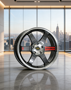 Nouvelles jantes en alliage d'aluminium moulé à rayons multiples 15X6.5 <span class=keywords><strong>Gris</strong></span> Anthracite Usiné pour plusieurs modèles compacts – En stock et très demandées - Product Image 2