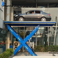 Ascenseur hydraulique de voiture ascenseur à ciseaux stationnaire voiture ascenseur ciseaux voiture ascenseur de stationnement pour la maison Garages escalier pompe