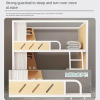 Cama Moderna de Metal para Cuatro Personas, Diseño de Cápsula Espacial, Resistente, para Dormitorios de Estudiantes, Hoteles y Apartamentos