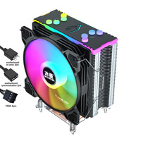 SNOWMAN Promo Panas Pendingin CPU 4 Heat Pipe untuk Komputer Gaming