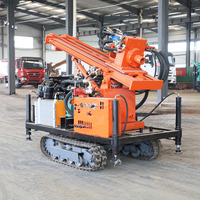 Machine de forage domestique et agricole, portable, multifonctionnelle, hydraulique, pour puits d'eau, équipée d'un moteur diesel