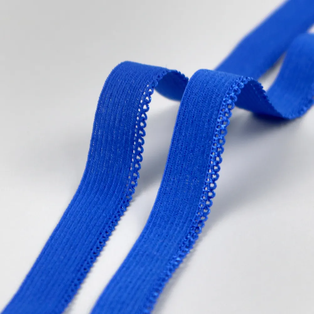 Indumento intimo lavorato a maglia picot fascia elastica in pizzo per cucire cintura in nylon picot con bordo elasticizzato