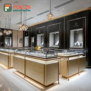 Sistema de Exhibición de Joyería para Tiendas Minoristas Modernas, Mostrador de Exhibición para Tiendas de Marca con Superficie Pulida - Product Image 3