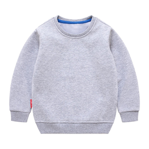 Printemps-automne <span class=keywords><strong>Pull</strong></span> en molleton de coton à manches longues couleur bonbon solide pour enfants Vêtements de sport <span class=keywords><strong>Pull</strong></span> pour enfants - Product Image 5
