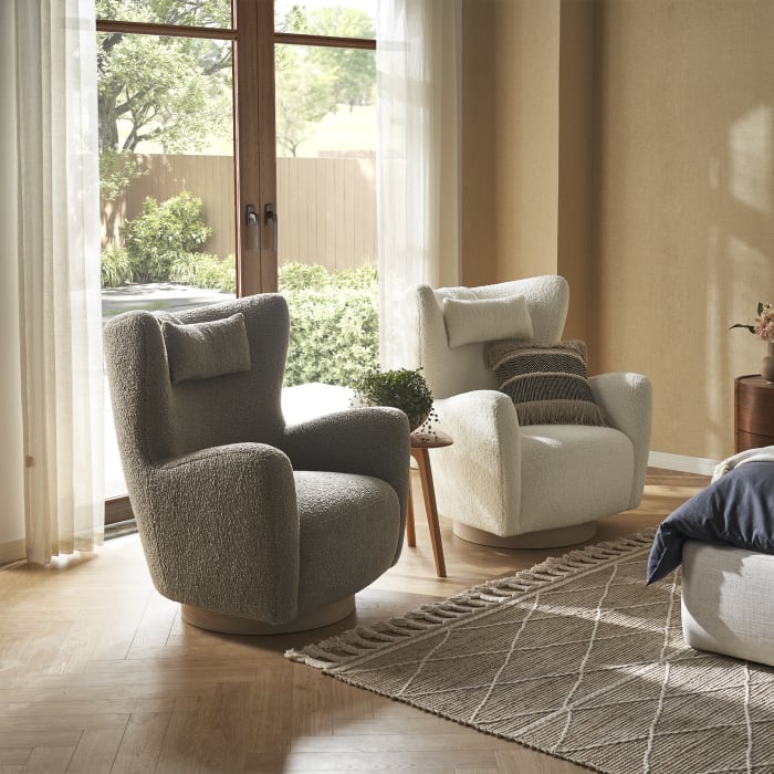 bedroom furniture Room Chair Wool Fabric Luxury Single Seater Sofa Accent Lounge Chairs Lazy Armchair